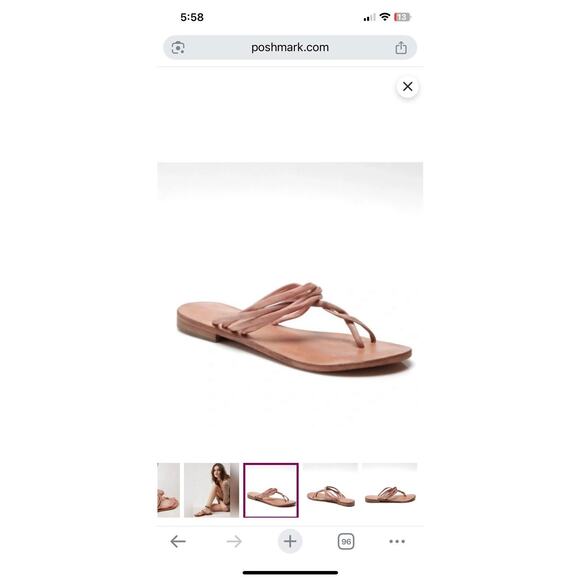 Free People Kayla Leather Strappy Sandals US 8 Flats Boho Indie Made In India - Picture 13 of 13